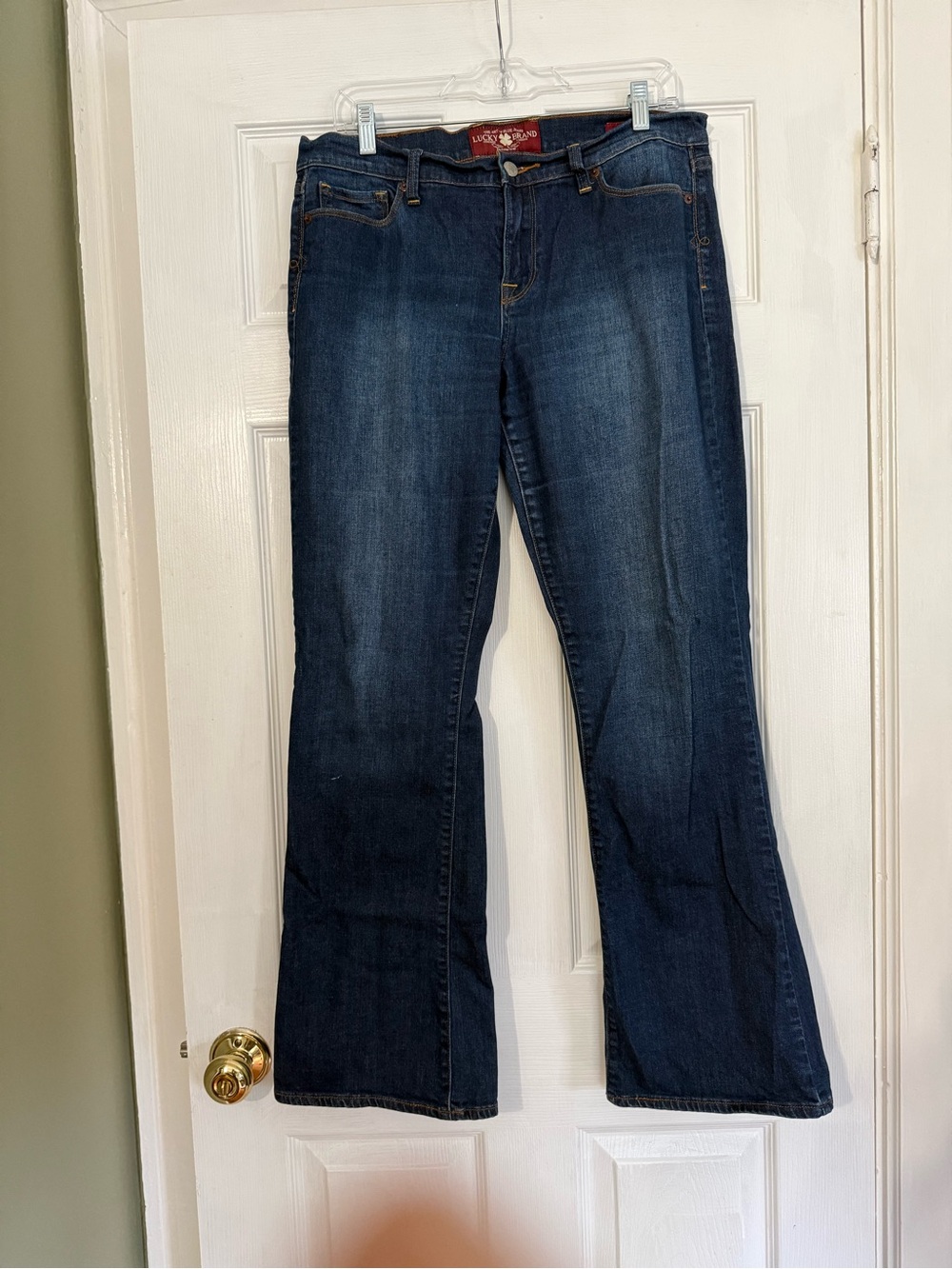Lucky Brand Dark Indigo Sofia Boot Jeans